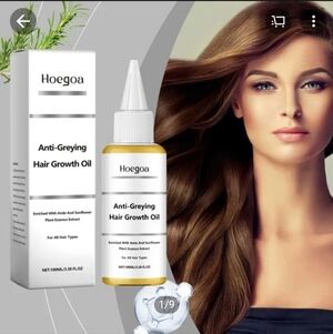 Anti-Greying Hair Growth Oil - White